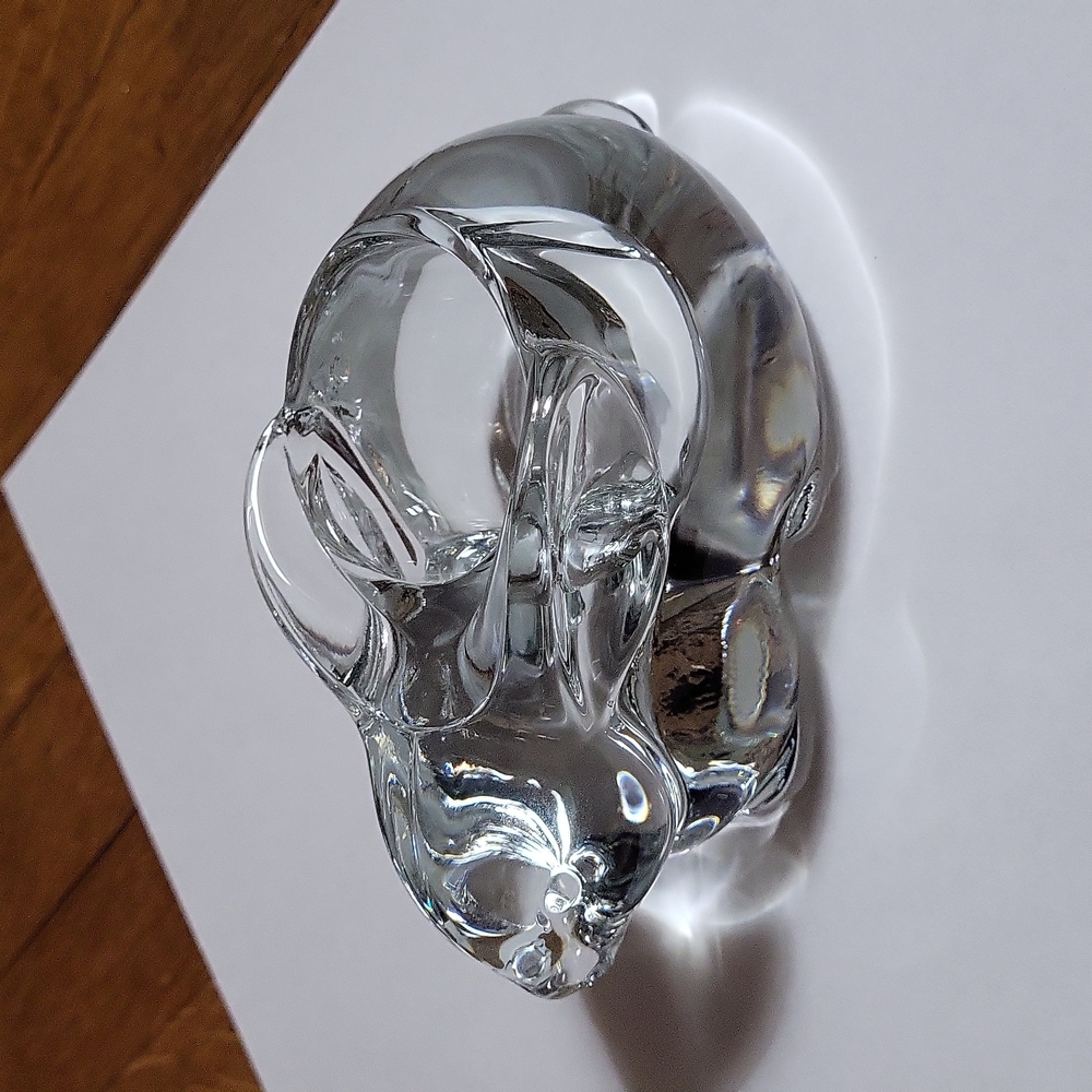 Vintage Indiana Glass Rabbit Votive Holder - Picture 3 of 6